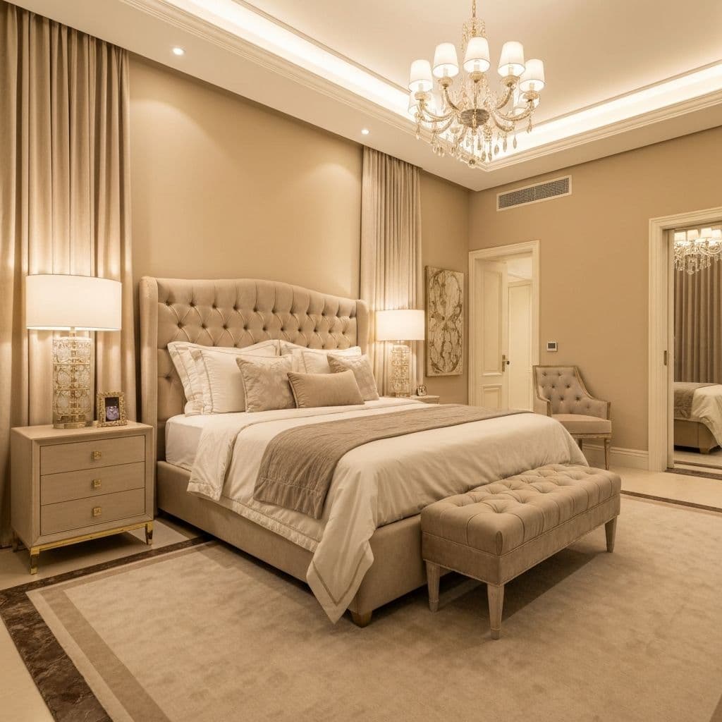 Luxury bedroom showcase