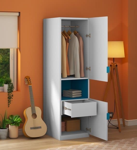 1 Door Pro Home MDF Wardrobe thumbnail 3