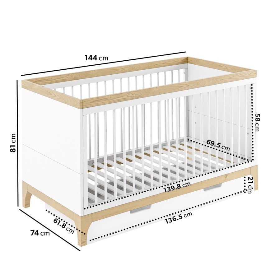 3 Piece Nursery Furniture Set thumbnail 3