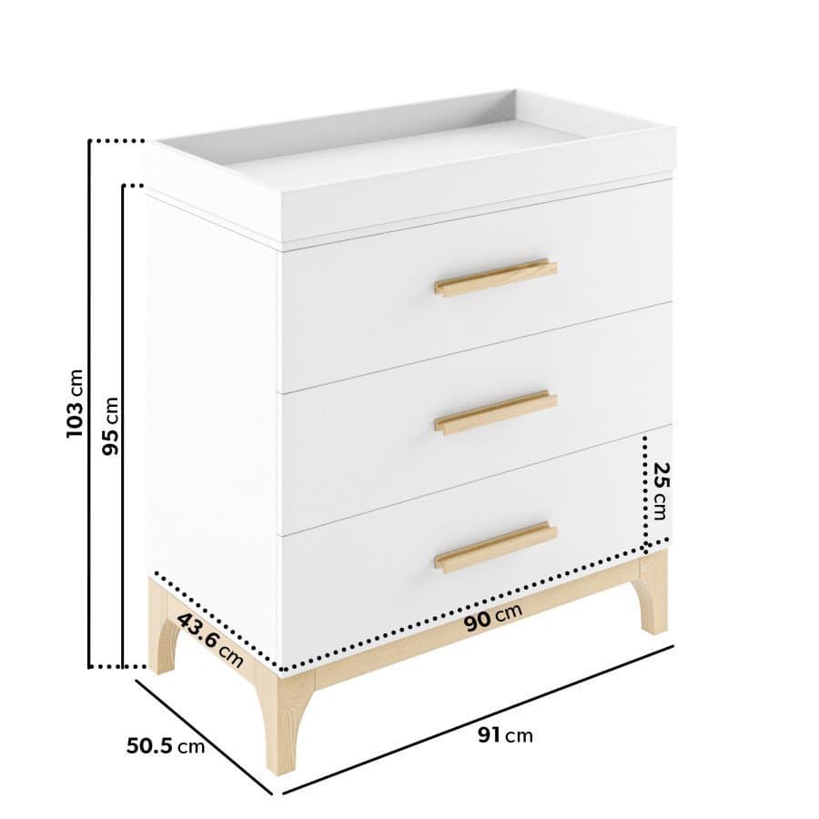 3 Piece Nursery Furniture Set thumbnail 4