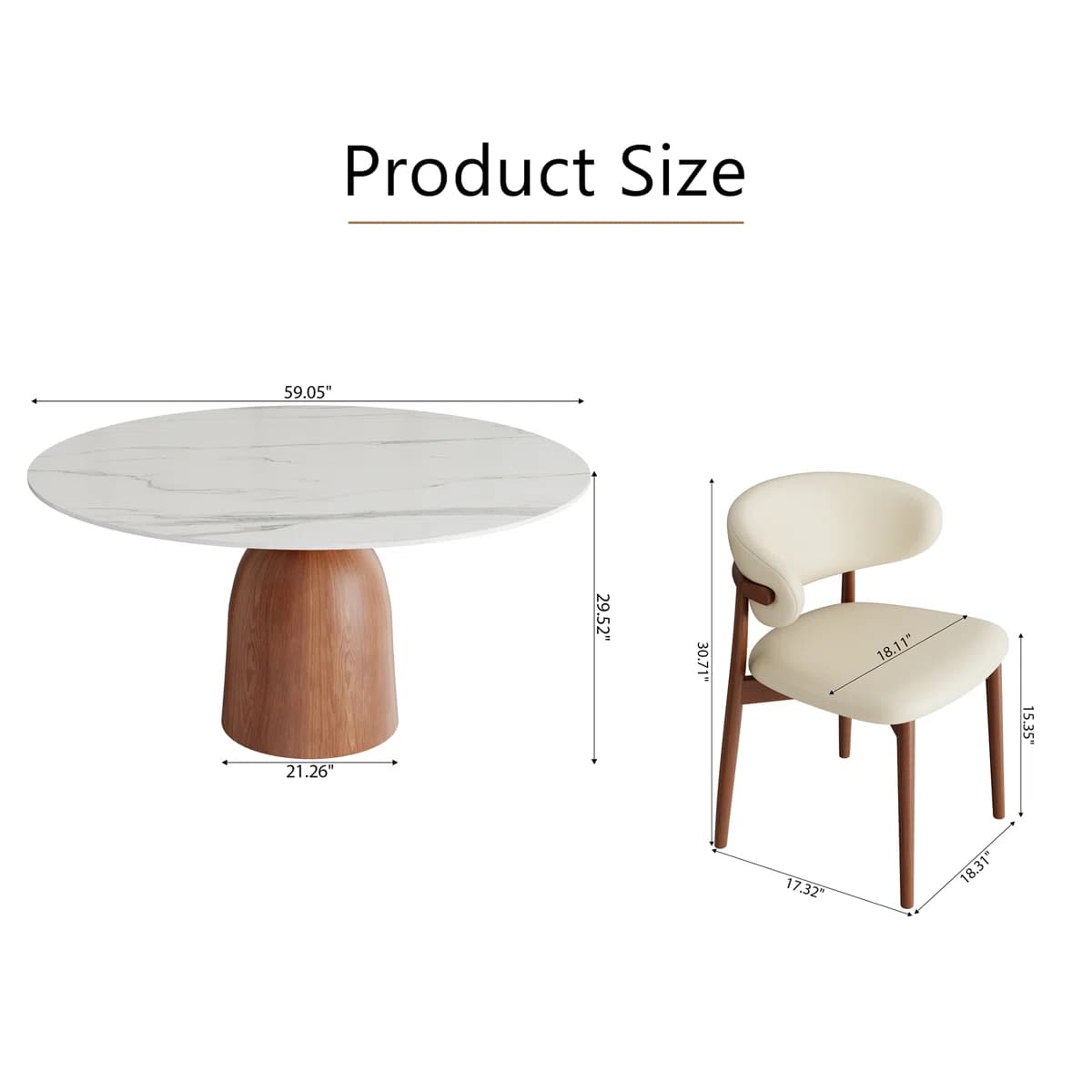 7 – Piece Kitchen Dining Table Set thumbnail 3