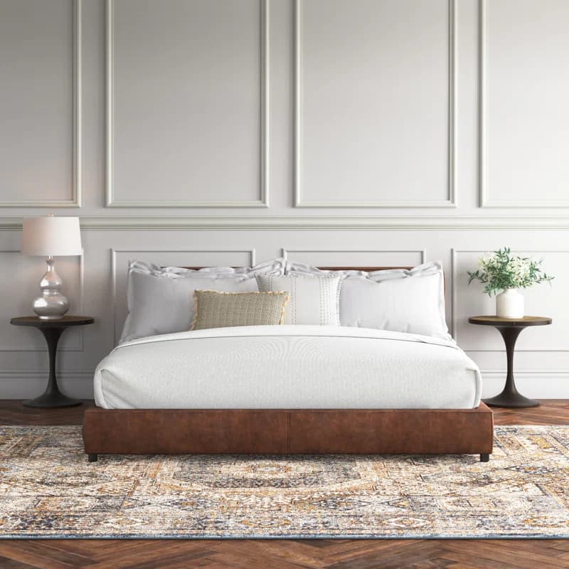 Ablo Vegan Leather Bed thumbnail 1