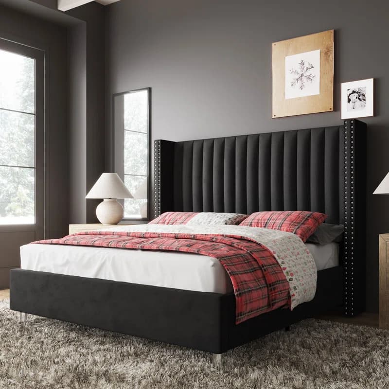 Addesyn Upholstered Bed thumbnail 1