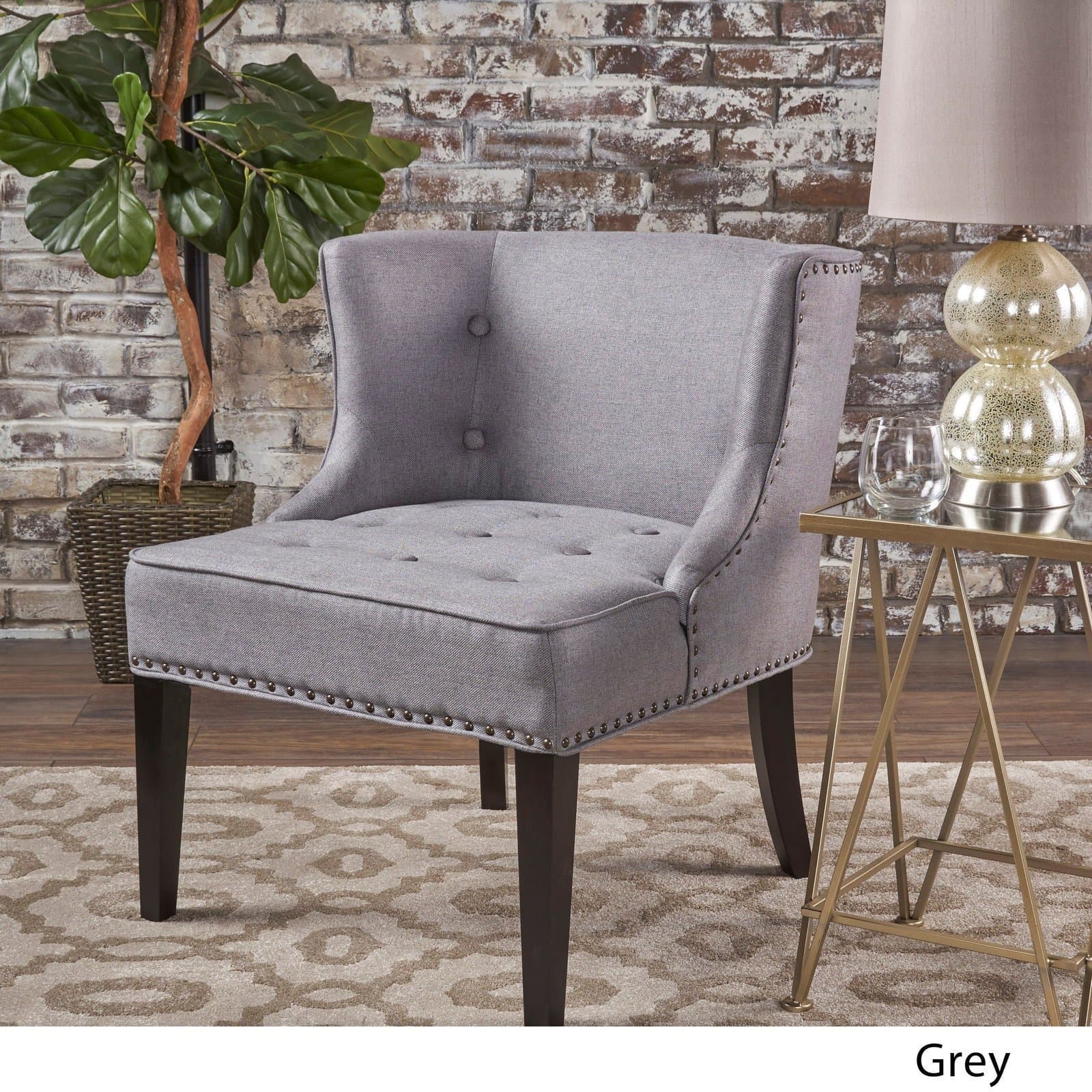 Adelina Luxurious Fabric Chair thumbnail 1