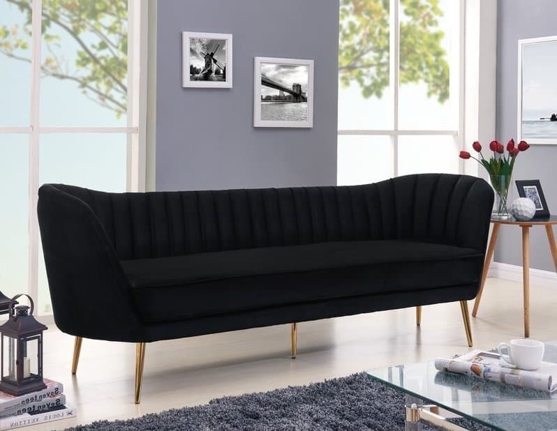 Alexandrea 3 Seater Velvet Sofa thumbnail 3