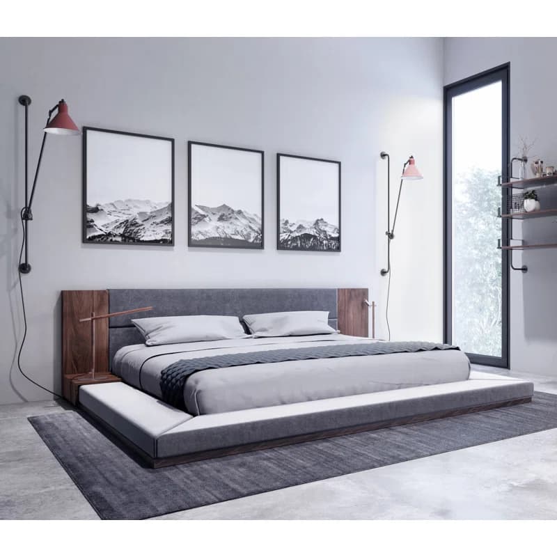 Amalie Upholstered Platform Bed thumbnail 2