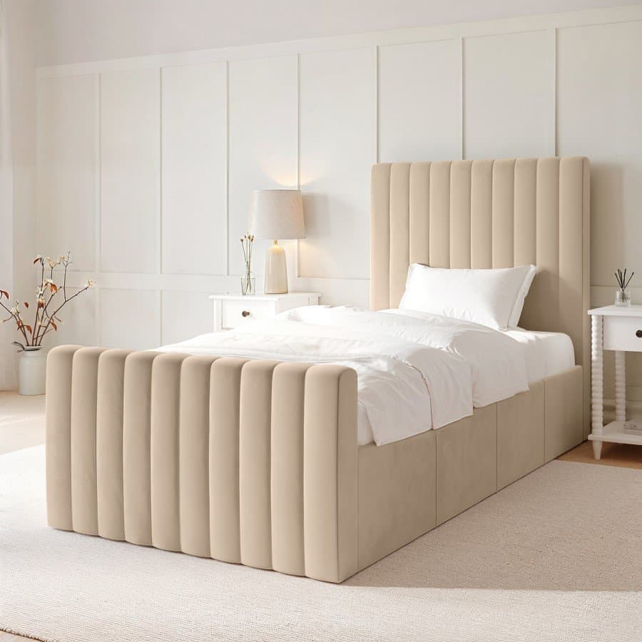 Ambur Velvet Single Bed furniture product