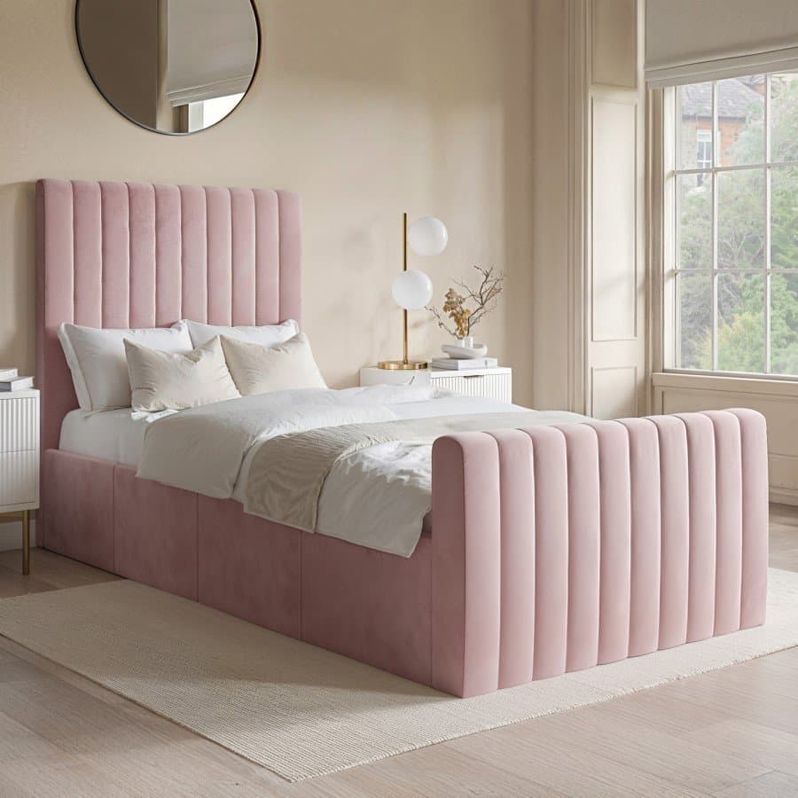 Ambur Velvet Single Bed thumbnail 2