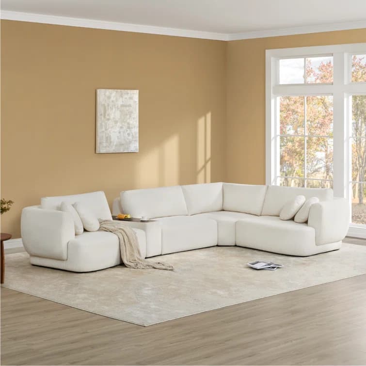 Aneika 5-Piece Curved sofa thumbnail 1