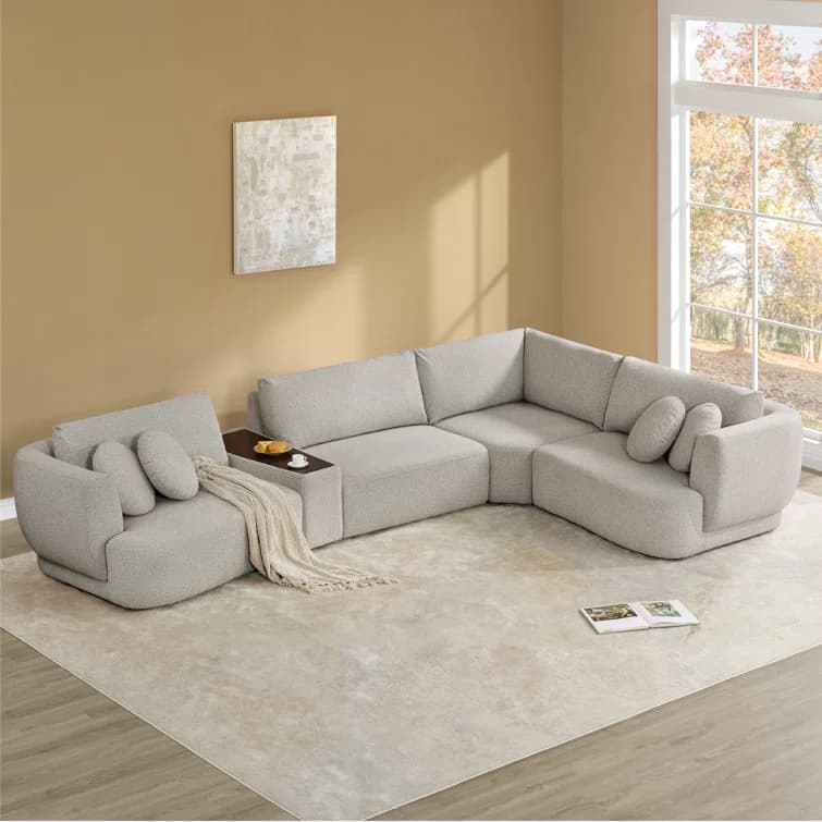 Aneika 5-Piece Curved sofa thumbnail 2