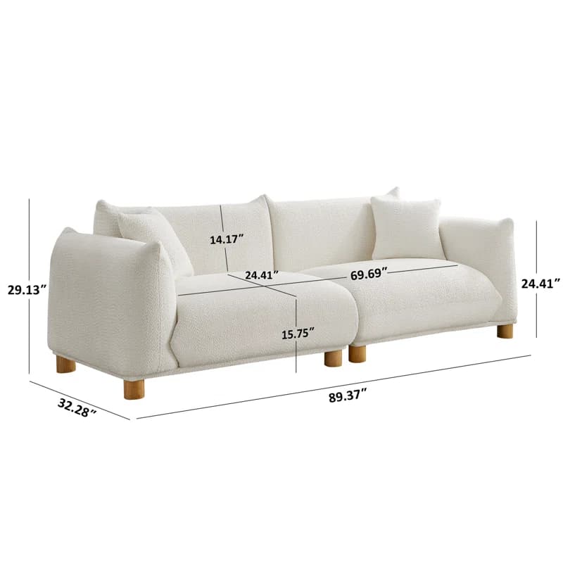 Atis Upholstered Sofa thumbnail 6