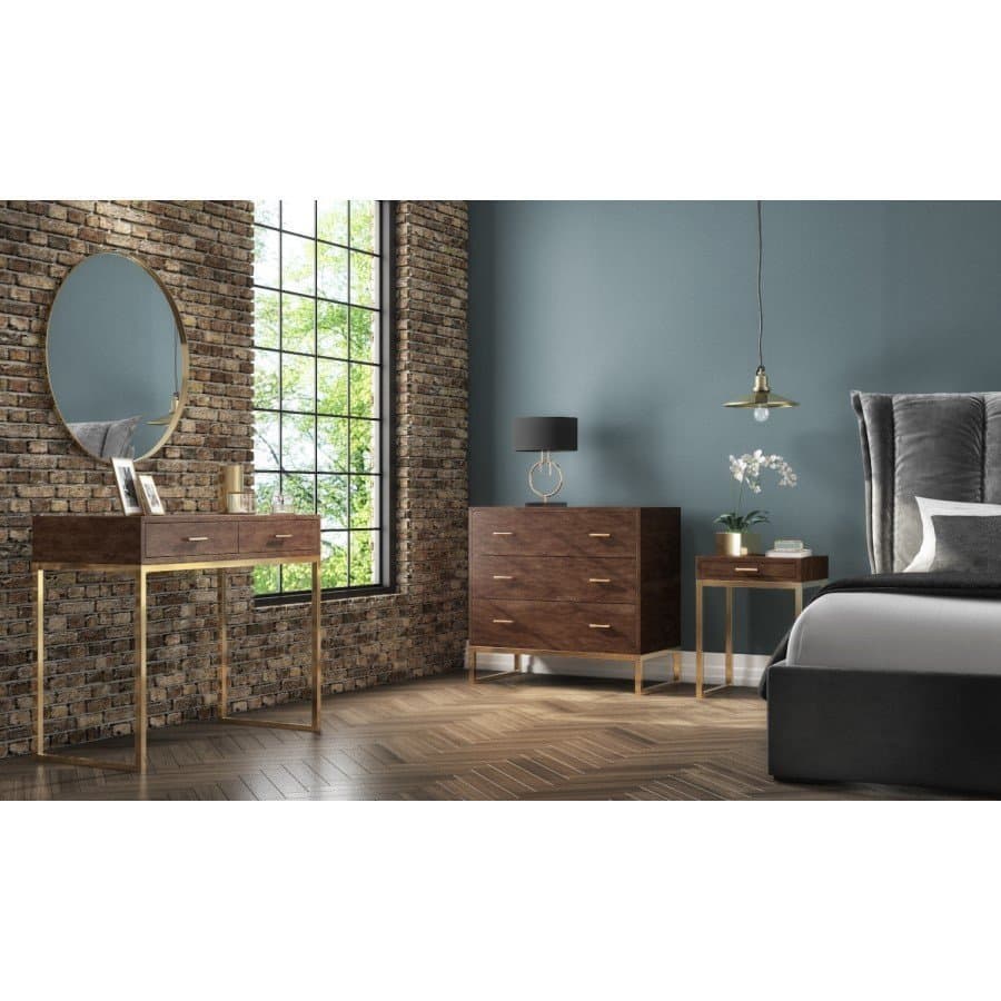 Aubrey Dressing Table with 2 Drawers thumbnail 3
