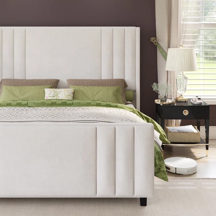 Aurieona velvet Bed thumbnail 3