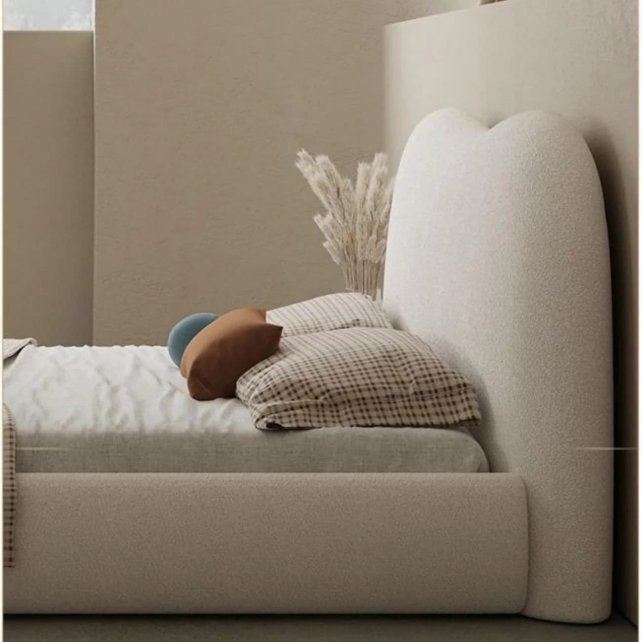 Bed with Cushioned Headboard thumbnail 6