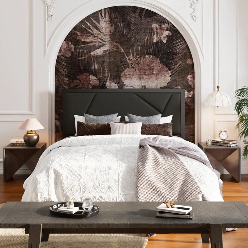 Bethina Vegan Leather Bed thumbnail 1