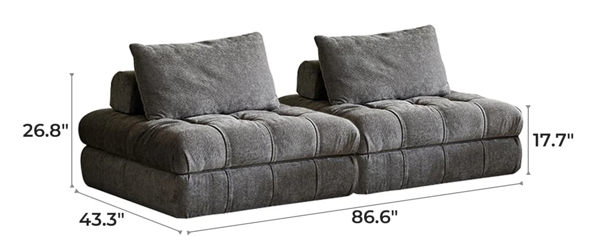 Block Modular Gray Sectional thumbnail 2