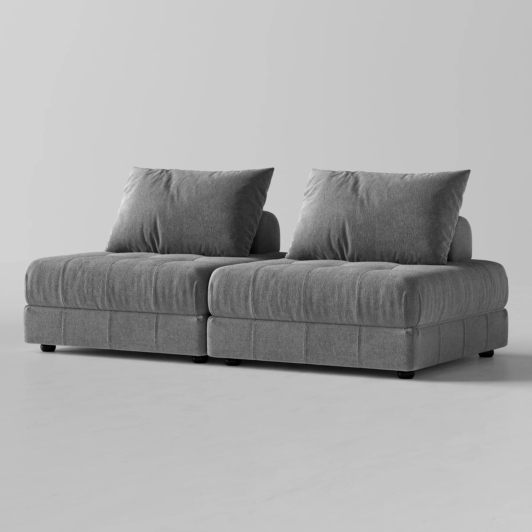 Block Modular Gray Sectional thumbnail 4