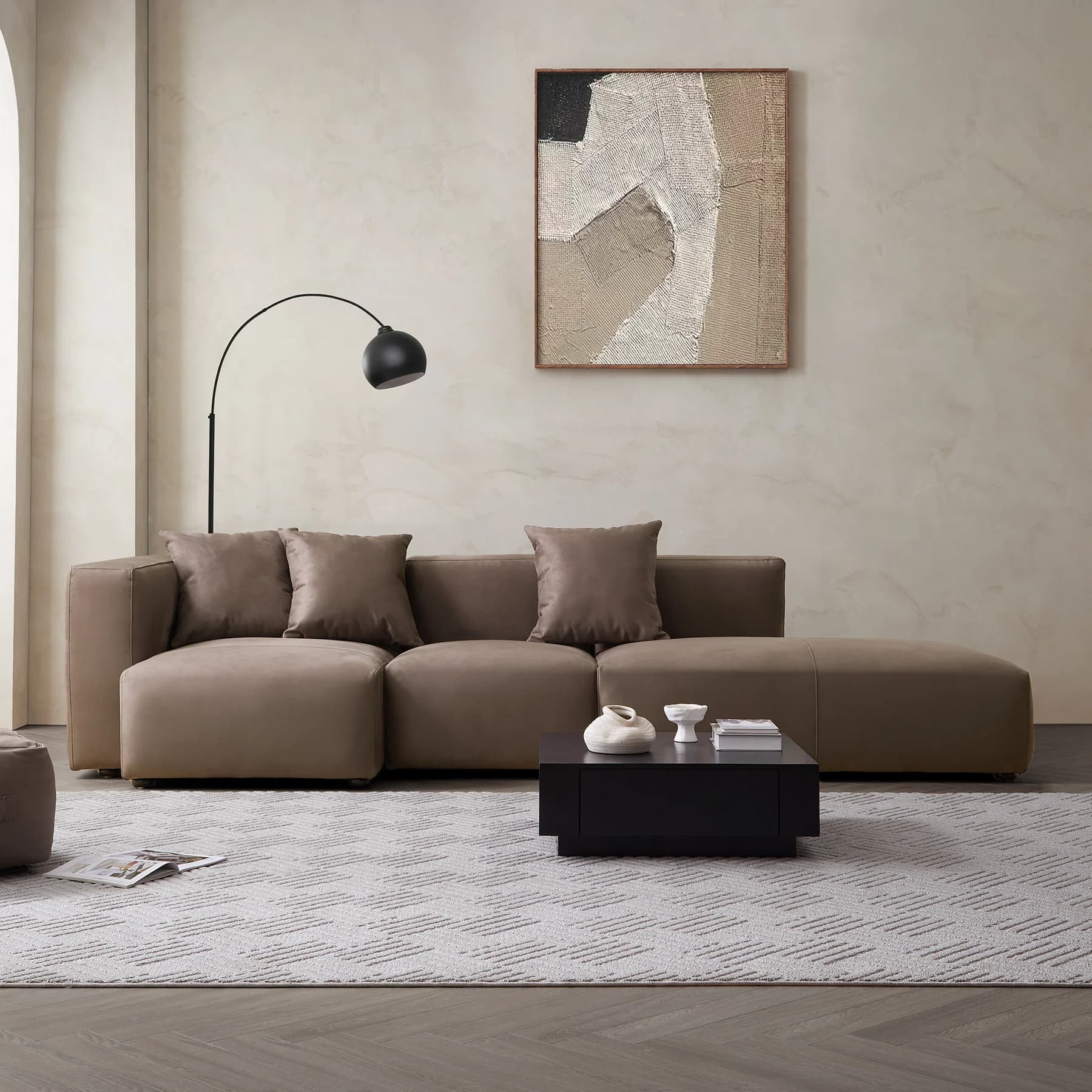 Geometry Minimalist Sectional thumbnail 1