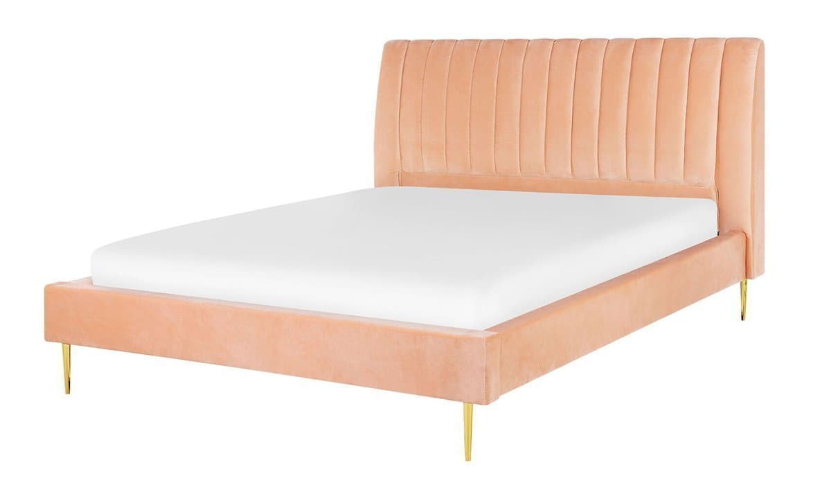 Blue Channel Tufted Velvet Bed thumbnail 3