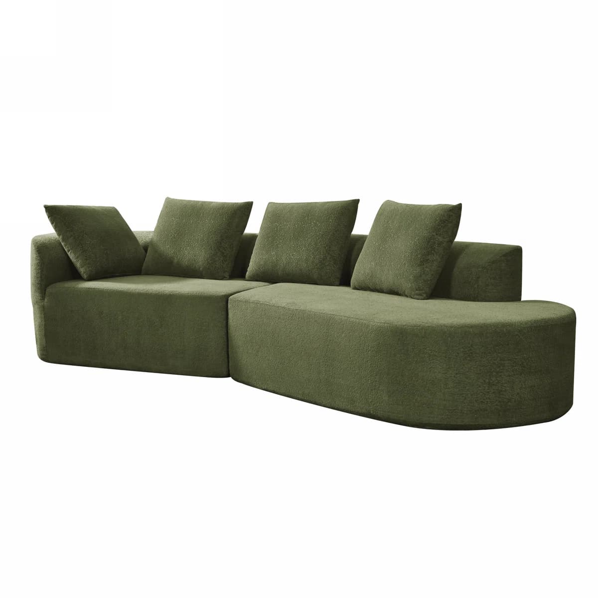 Bobby Modern Curved Sectional Sofa thumbnail 2