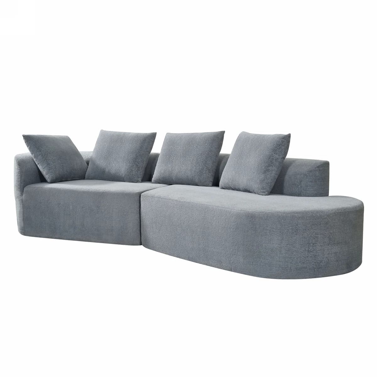 Bobby Modern Curved Sectional Sofa thumbnail 5