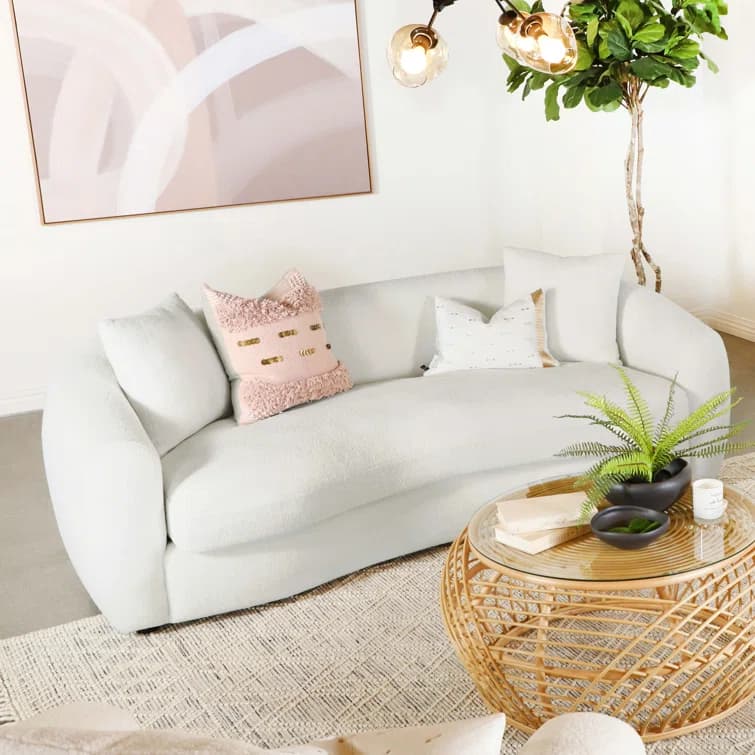 Boucle Modern 3-Seater Sofa thumbnail 1