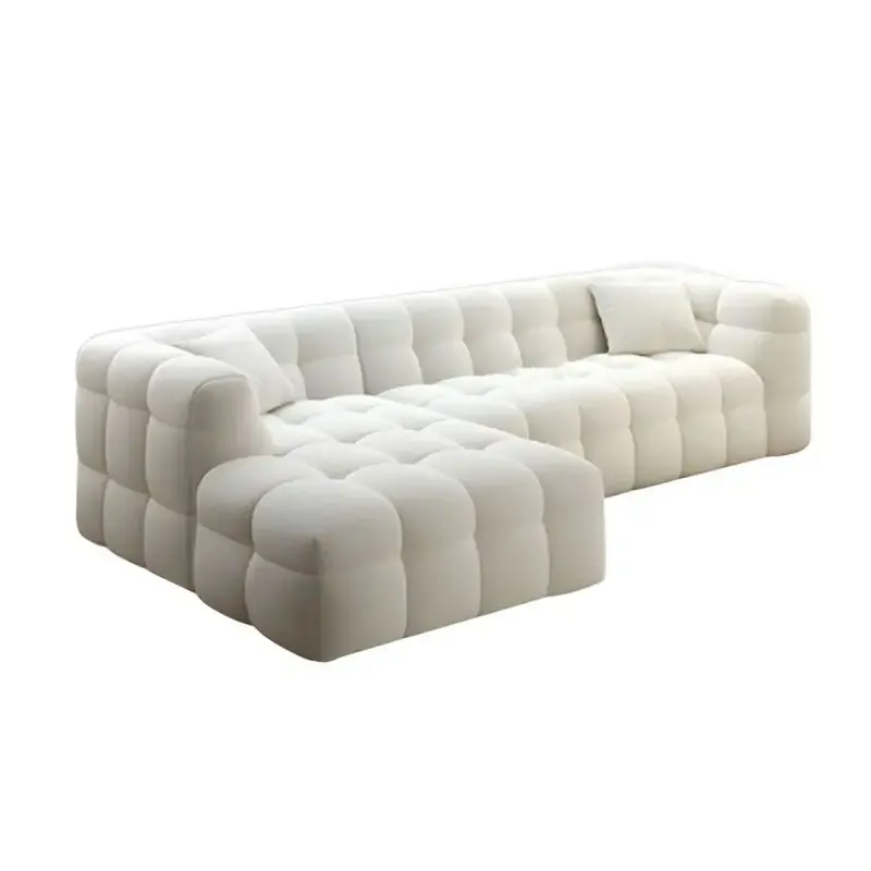 Boucle Upholstered Luxurious Sofa thumbnail 4