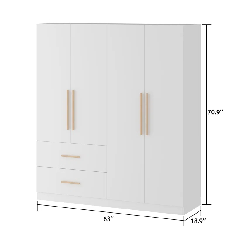 Burgais 3 Door Wardrobe thumbnail 3