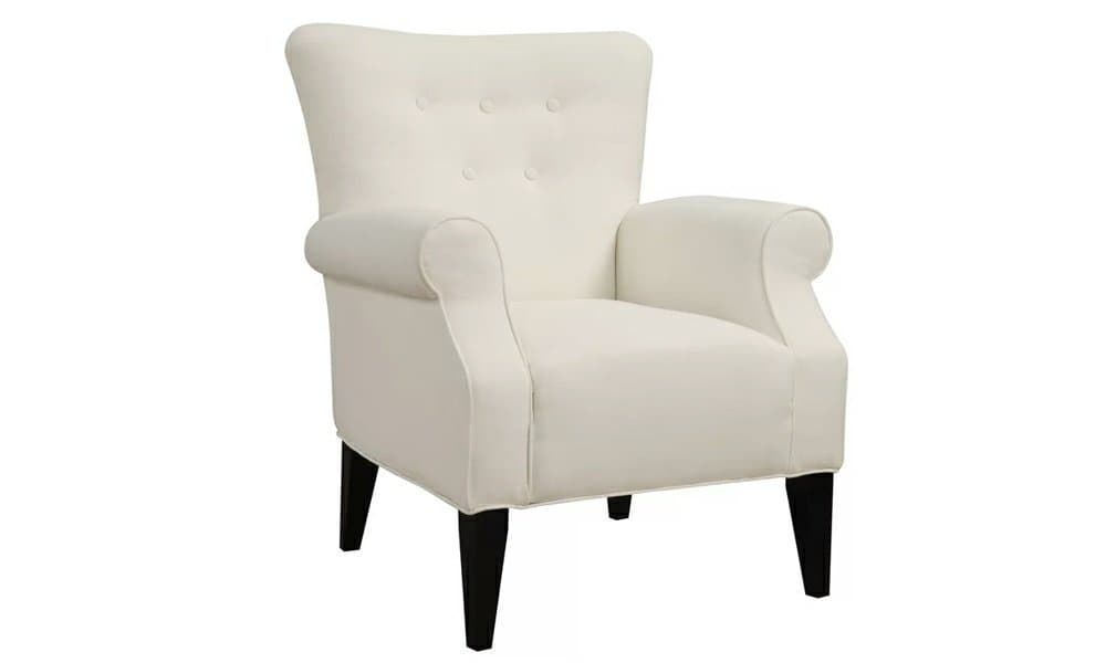 Button Elegant Tufted Armchair thumbnail 1