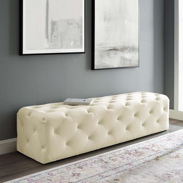 Button Tufted Entryway Bench furniture product