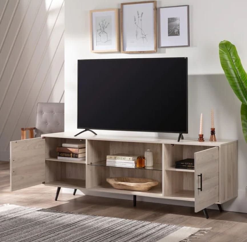 Carrington Mid-Century Modern TV Console thumbnail 4