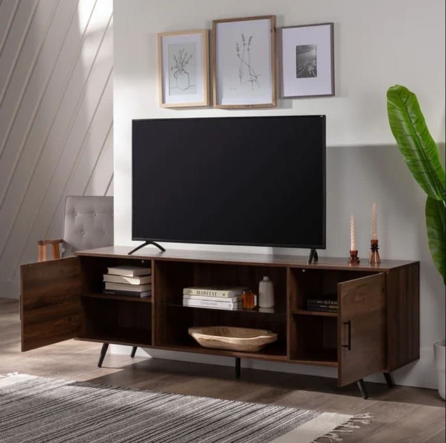 Carrington Mid-Century Modern TV Console thumbnail 1