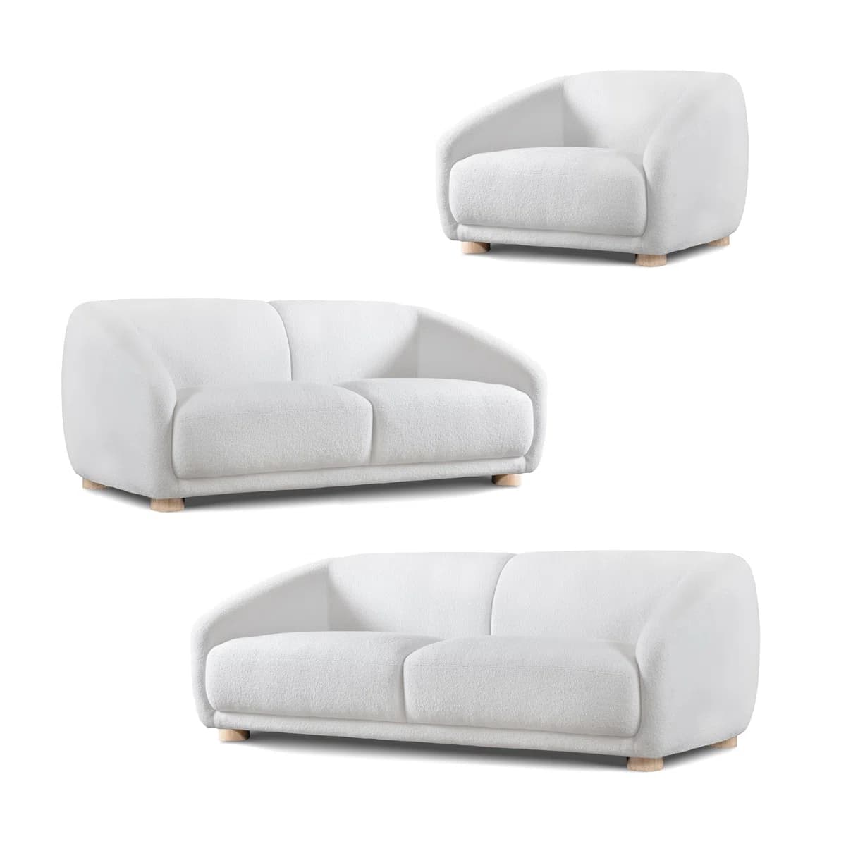 Celal 3-piece Sofa Set thumbnail 3