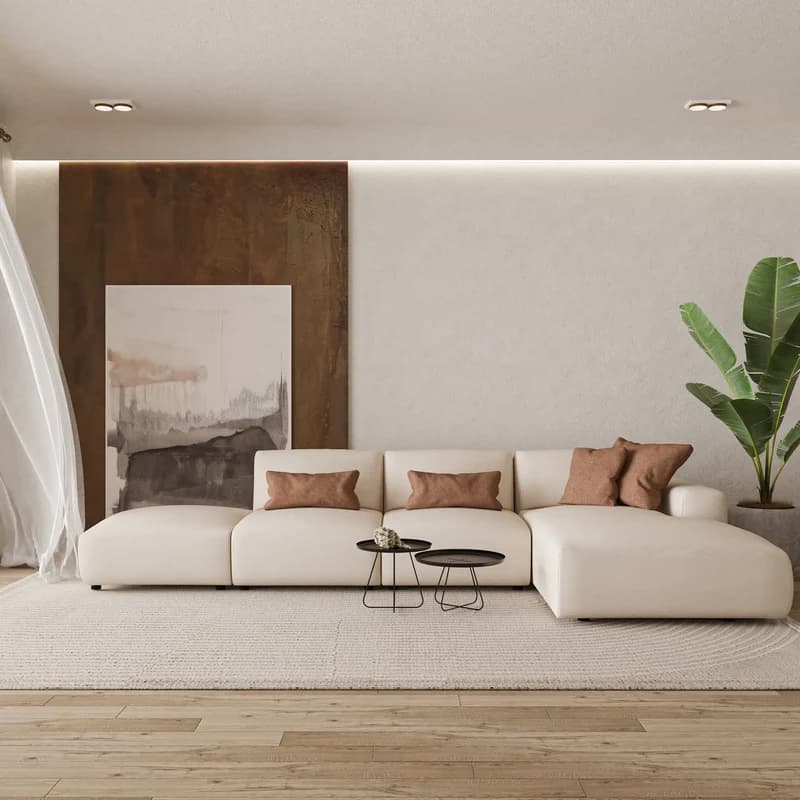Chasidi Modular L corner sofa thumbnail 1