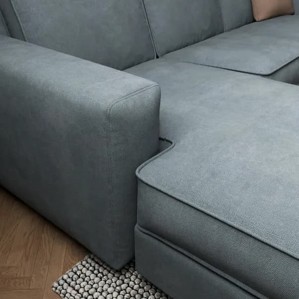 Chenille Corner Chaise Sofa thumbnail 4