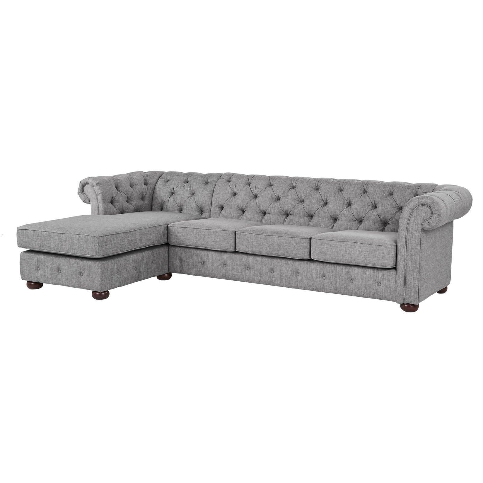 Chesterfield 4-Seat Sofa and Chaise thumbnail 2