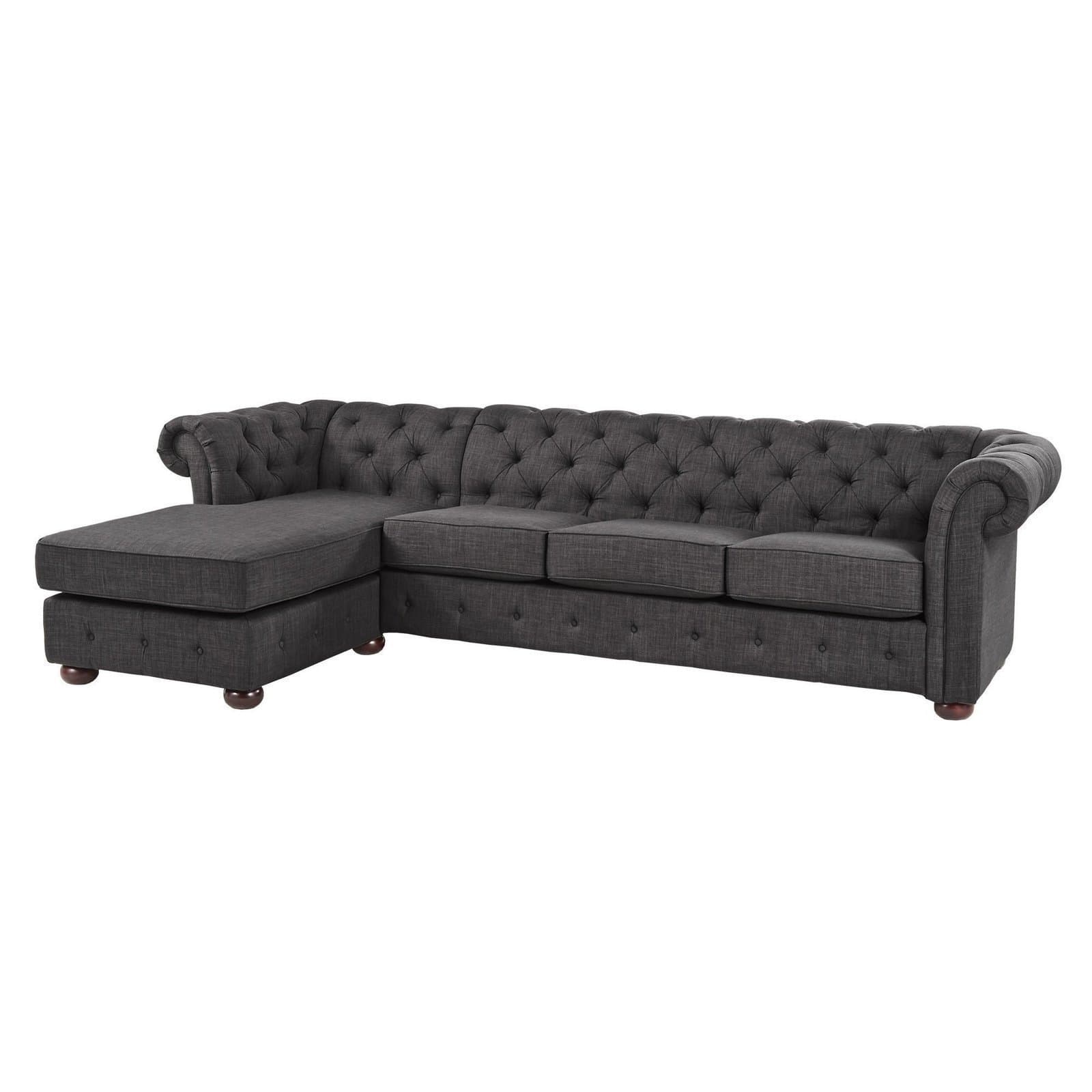 Chesterfield 4-Seat Sofa and Chaise thumbnail 3
