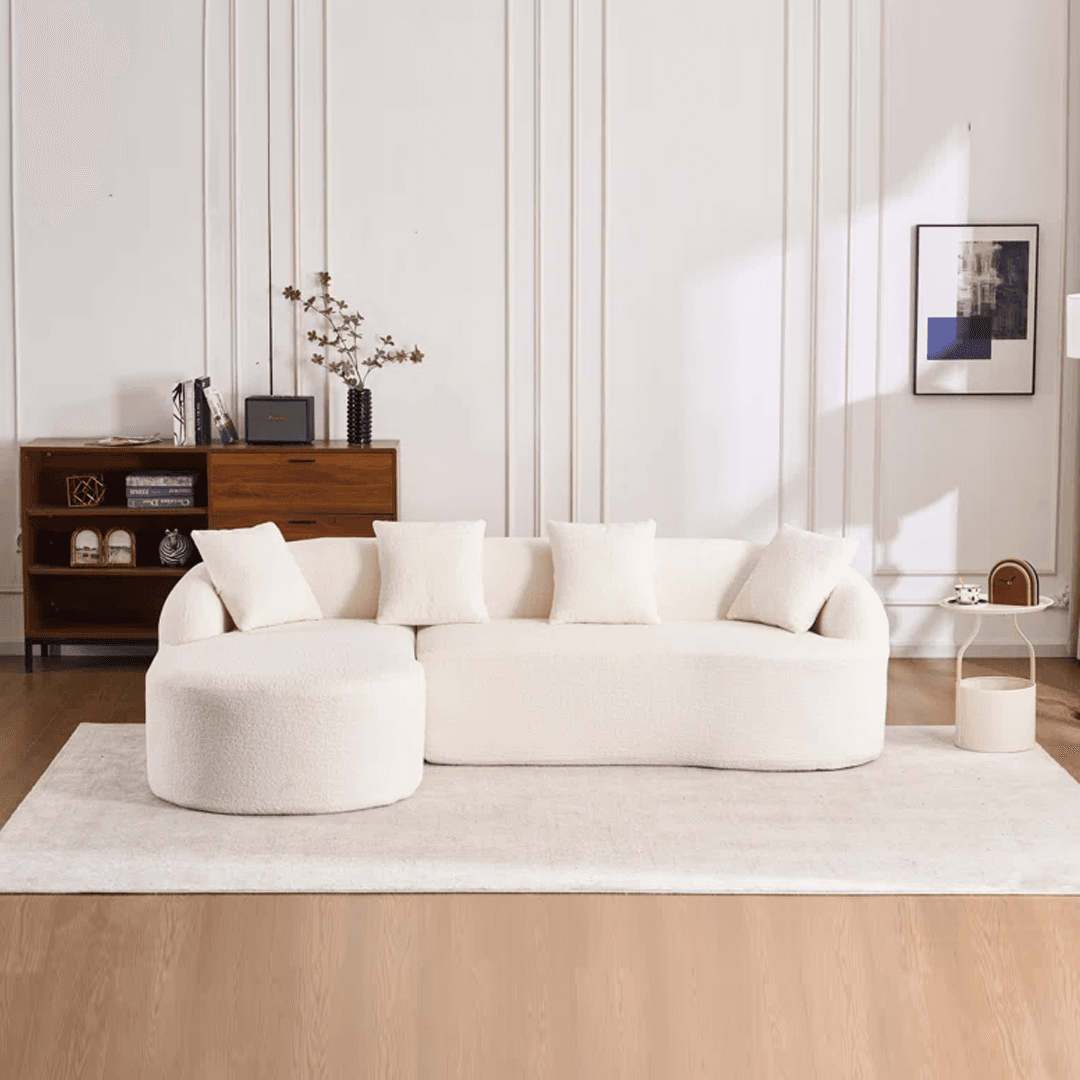 Chumenti Curved L-Shape Sofa thumbnail 2