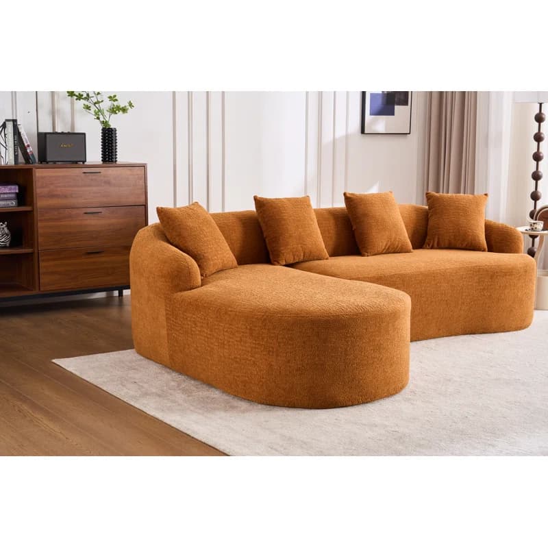 Chumenti Curved L-Shape Sofa thumbnail 3