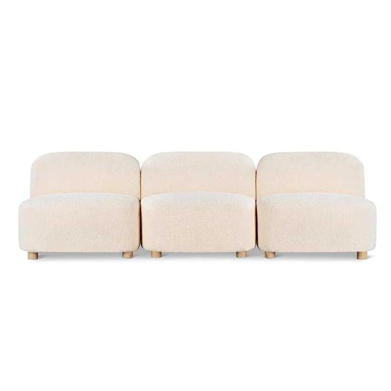 Circuit Armless Sectional 3-Pc Sofa Set thumbnail 4