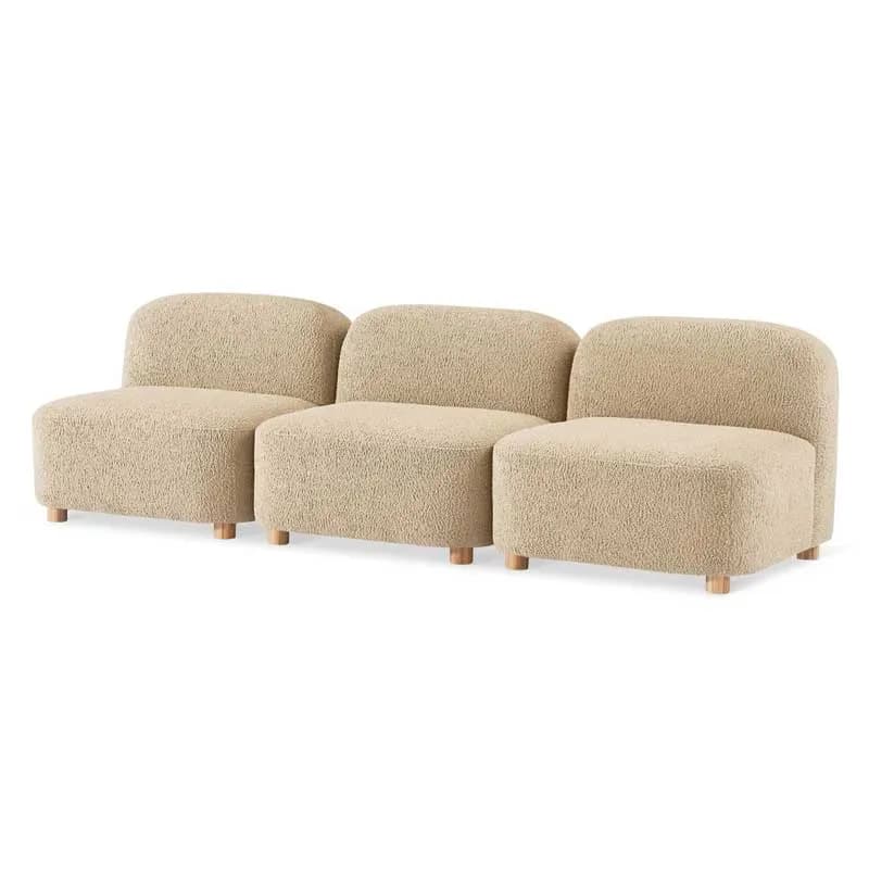Circuit Armless Sectional 3-Pc Sofa Set thumbnail 5