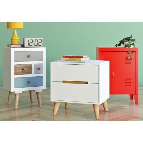 Classic 2-Drawers Night Stand thumbnail 3