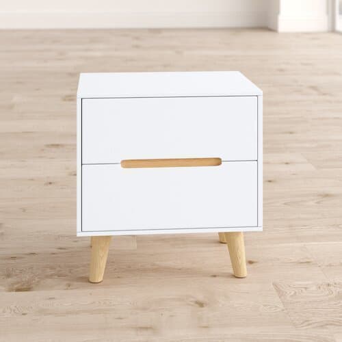 Classic 2-Drawers Night Stand thumbnail 4