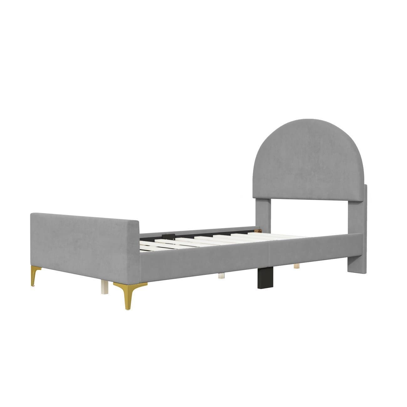 Classic Semi Circle Shaped Headboard Bed thumbnail 3