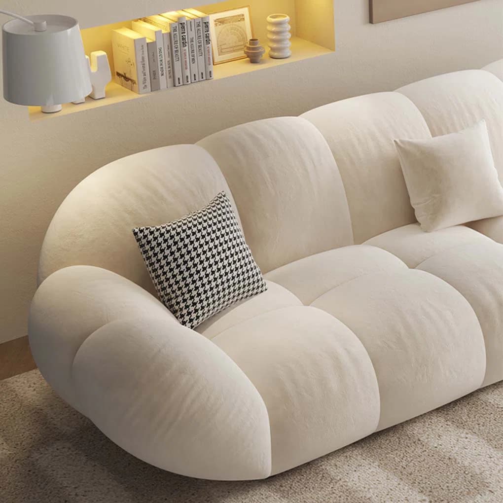 Cloudy Cream Puff Petal Sofa thumbnail 3