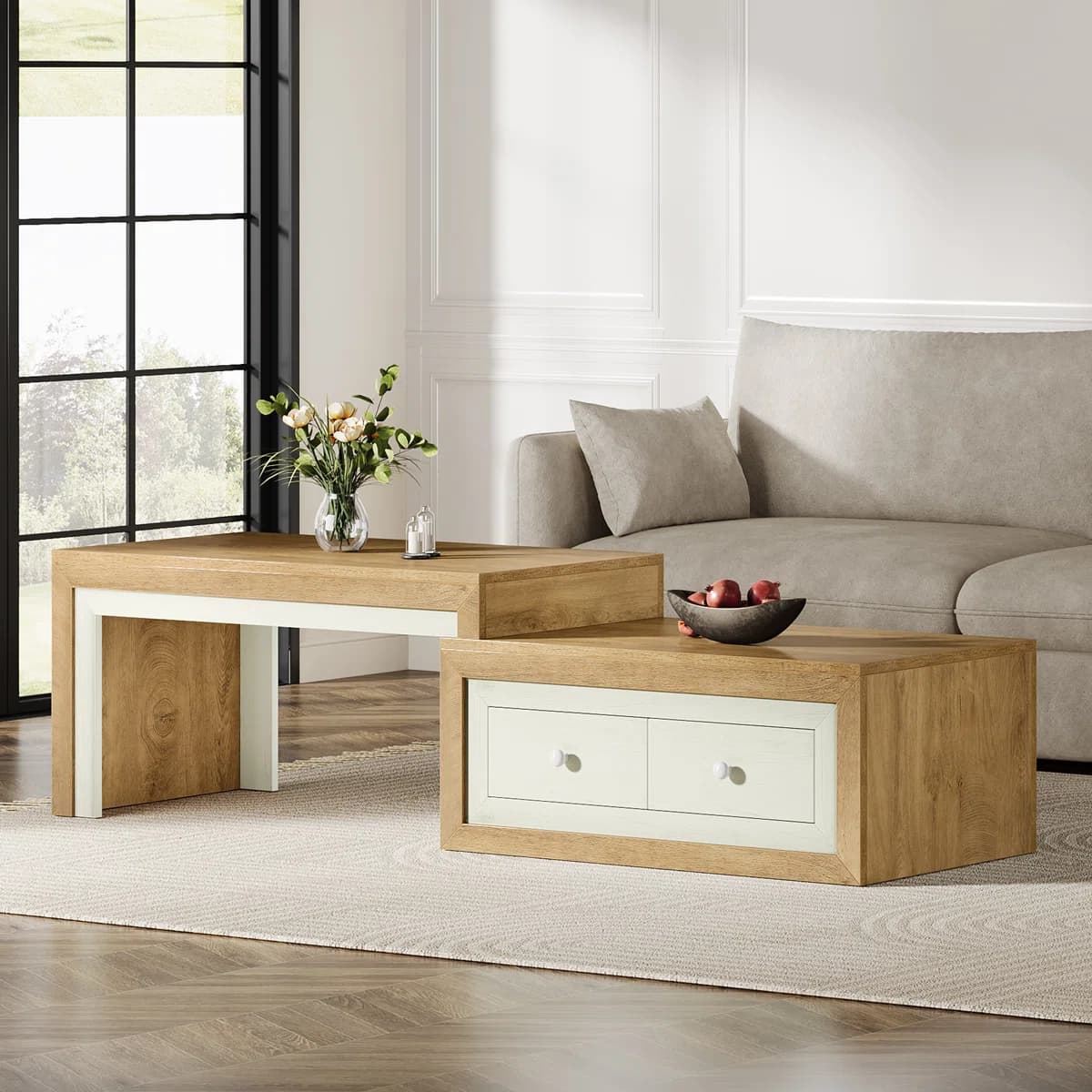 Coffee Table With 2 Drawers furniture product