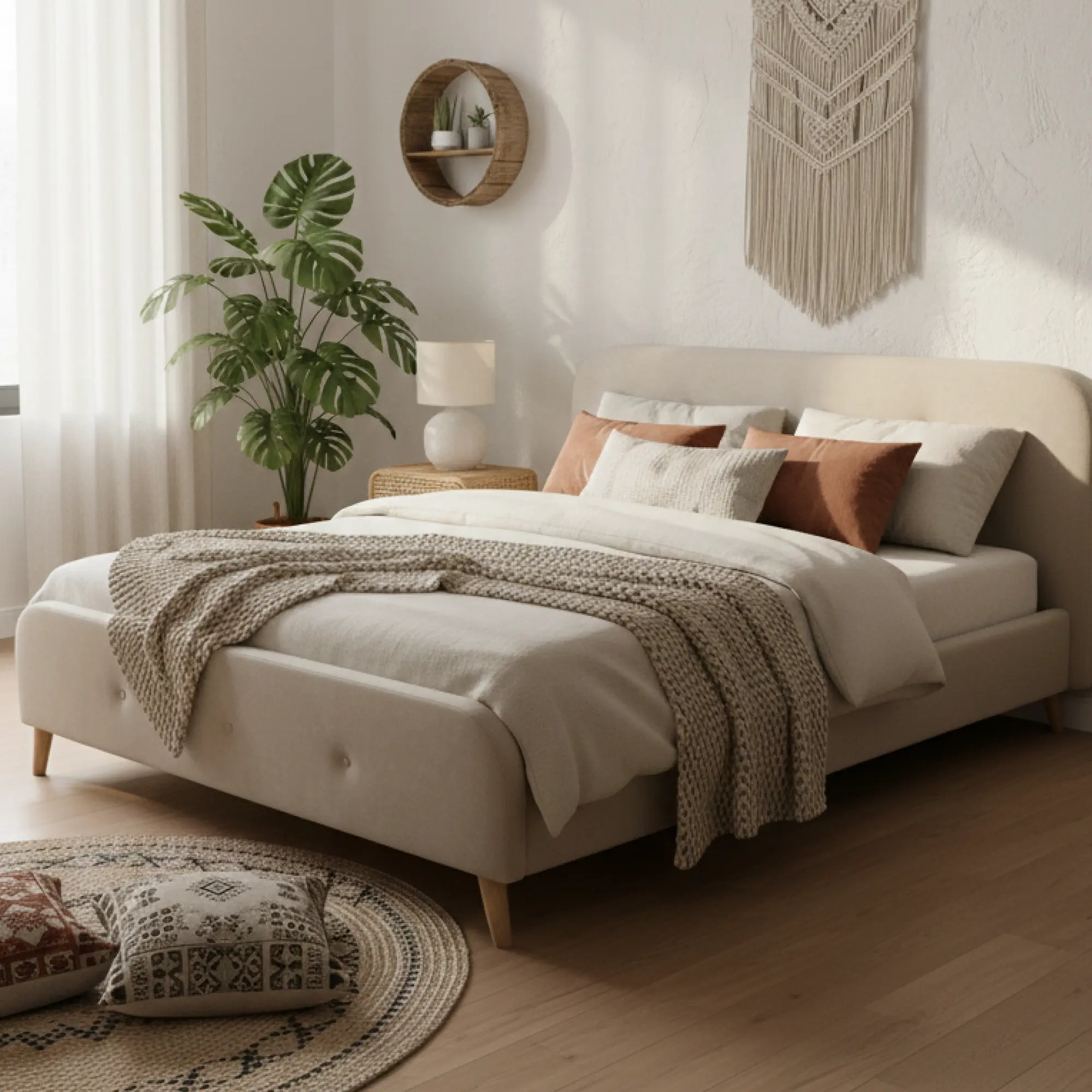 Colina Upholstered Ready Made Bed furniture product