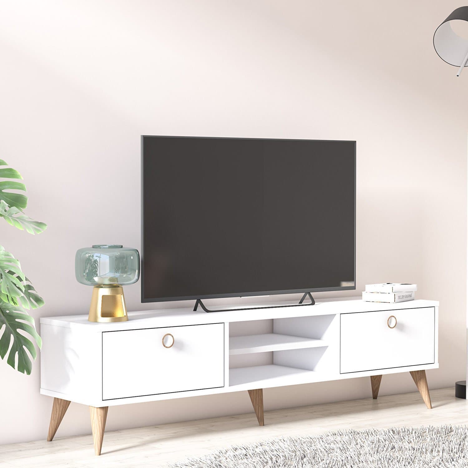 Contemporary Tv Unit with Drawers furniture product