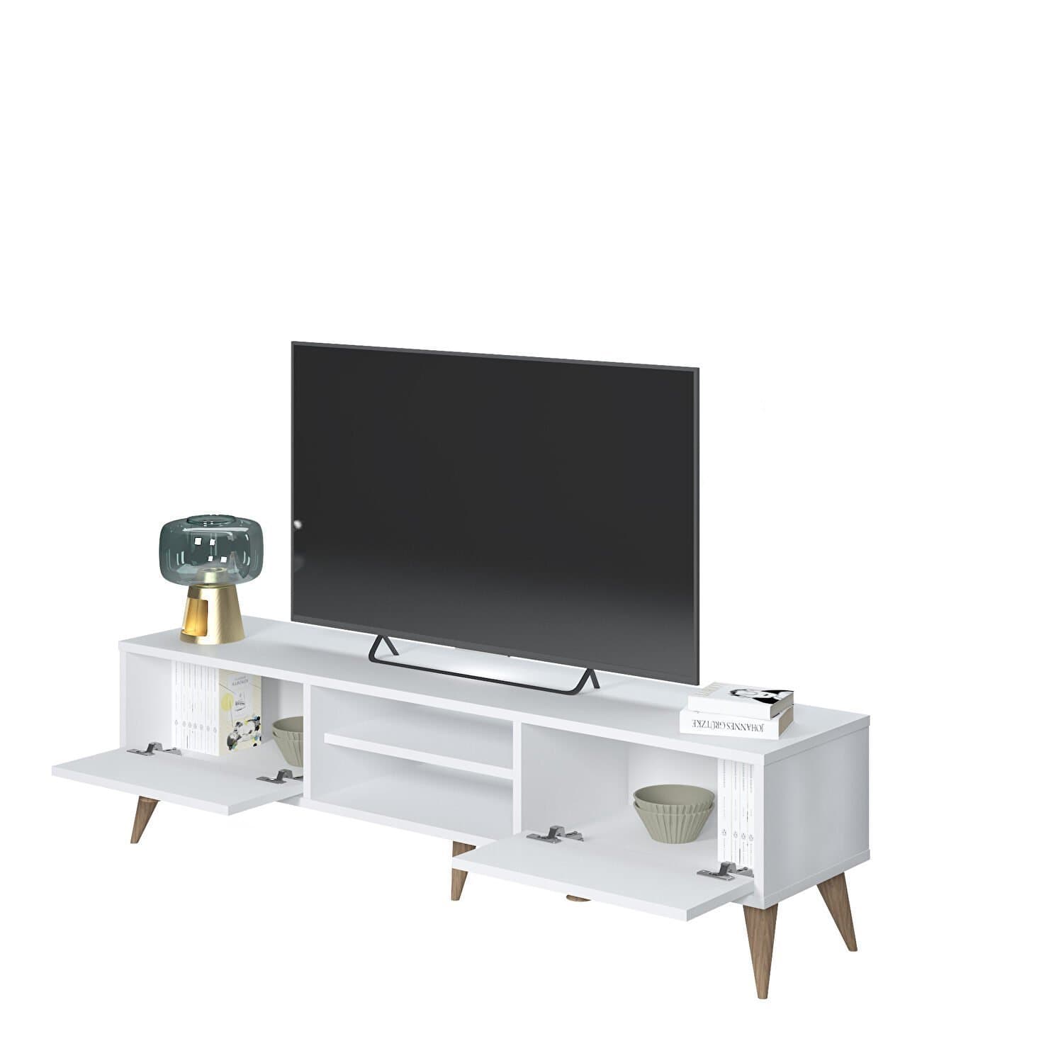 Contemporary Tv Unit with Drawers thumbnail 4