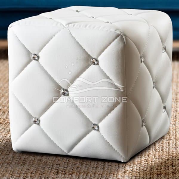 Cubie Button Tufted Ottoman thumbnail 5